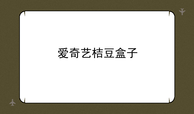 爱奇艺桔豆盒子
