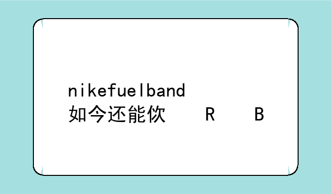 nikefuelband如今还能使用吗