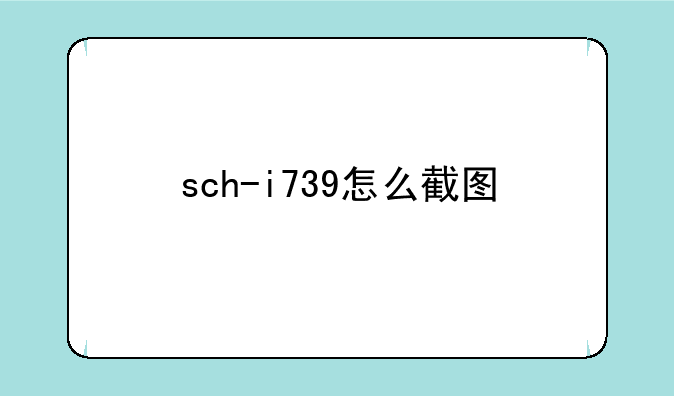 sch-i739怎么截图