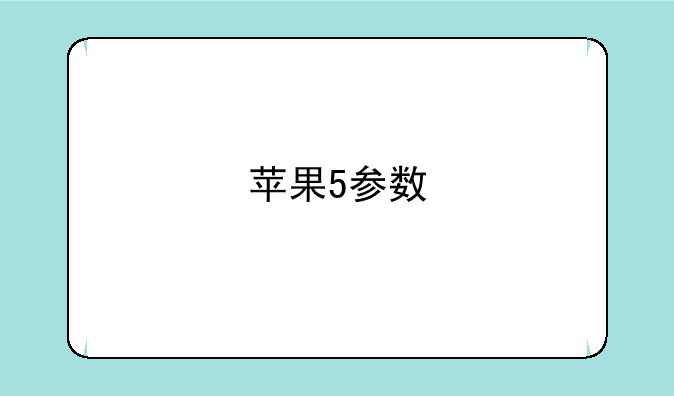 苹果5参数