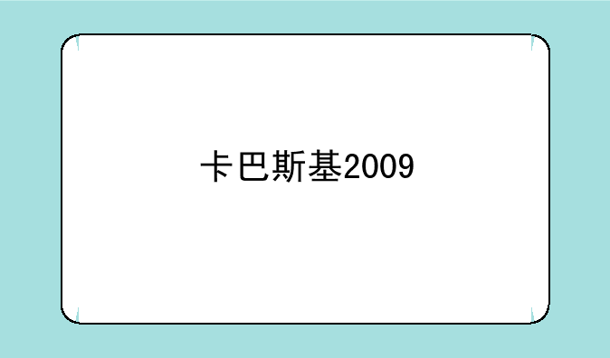 卡巴斯基2009