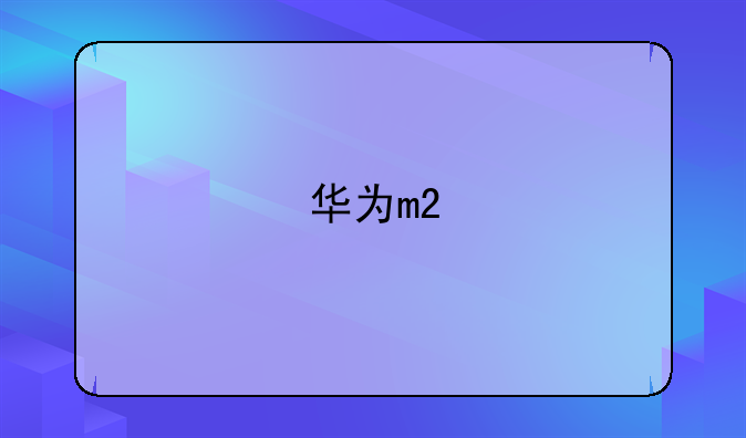华为m2