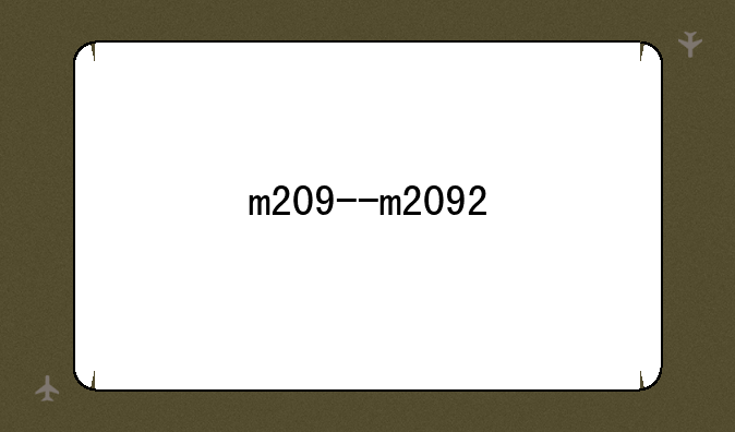 m209--m2092