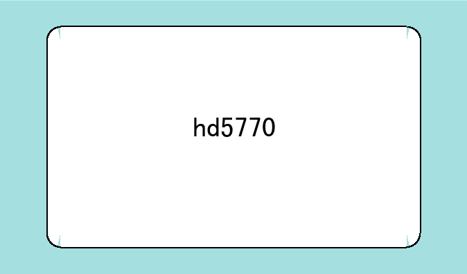 hd5770